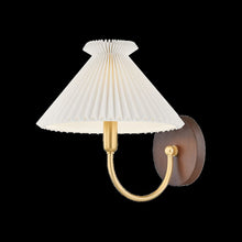 Acacia Wall Sconce, Aged Brass