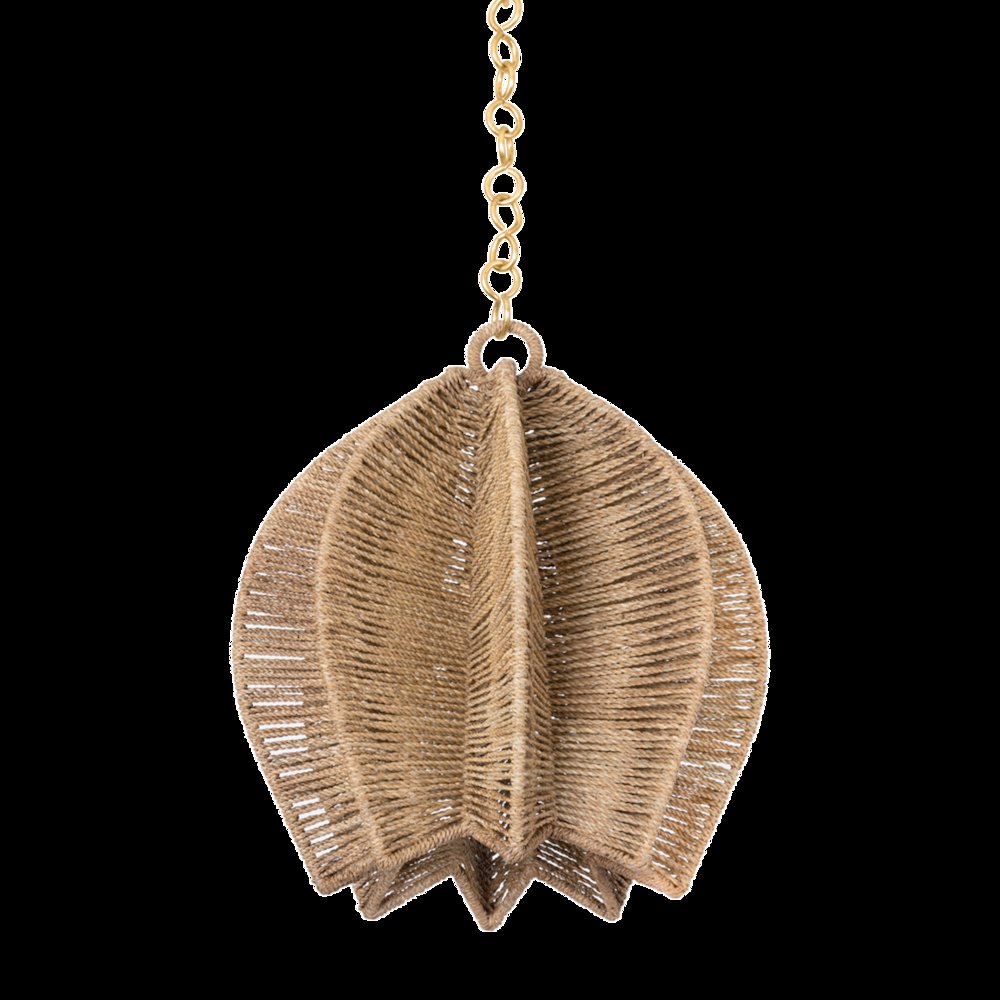 Valatie Pendant, Vintage Gold Leaf