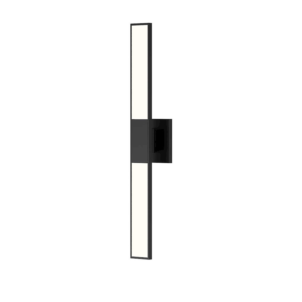 Planes Wall Sconce, Satin Black