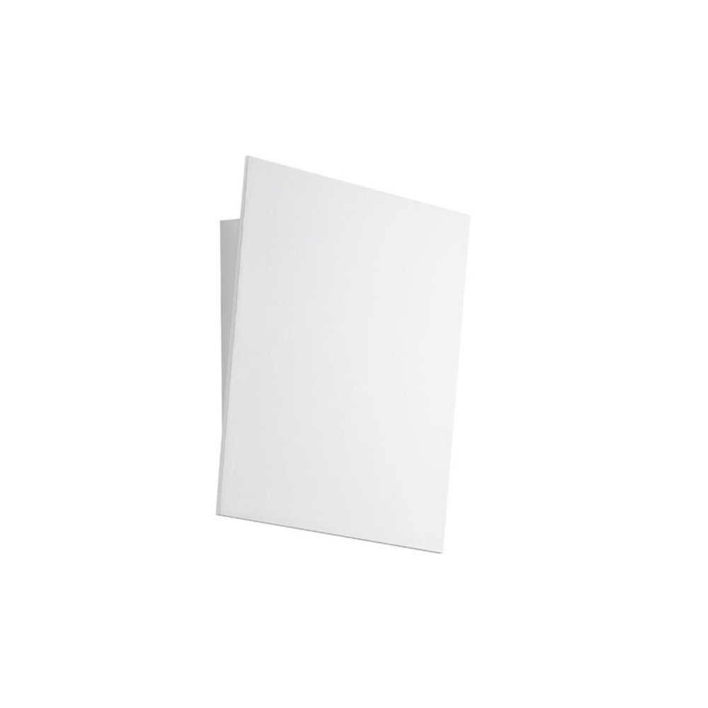 Angled Plane Wall Sconce, Texture White