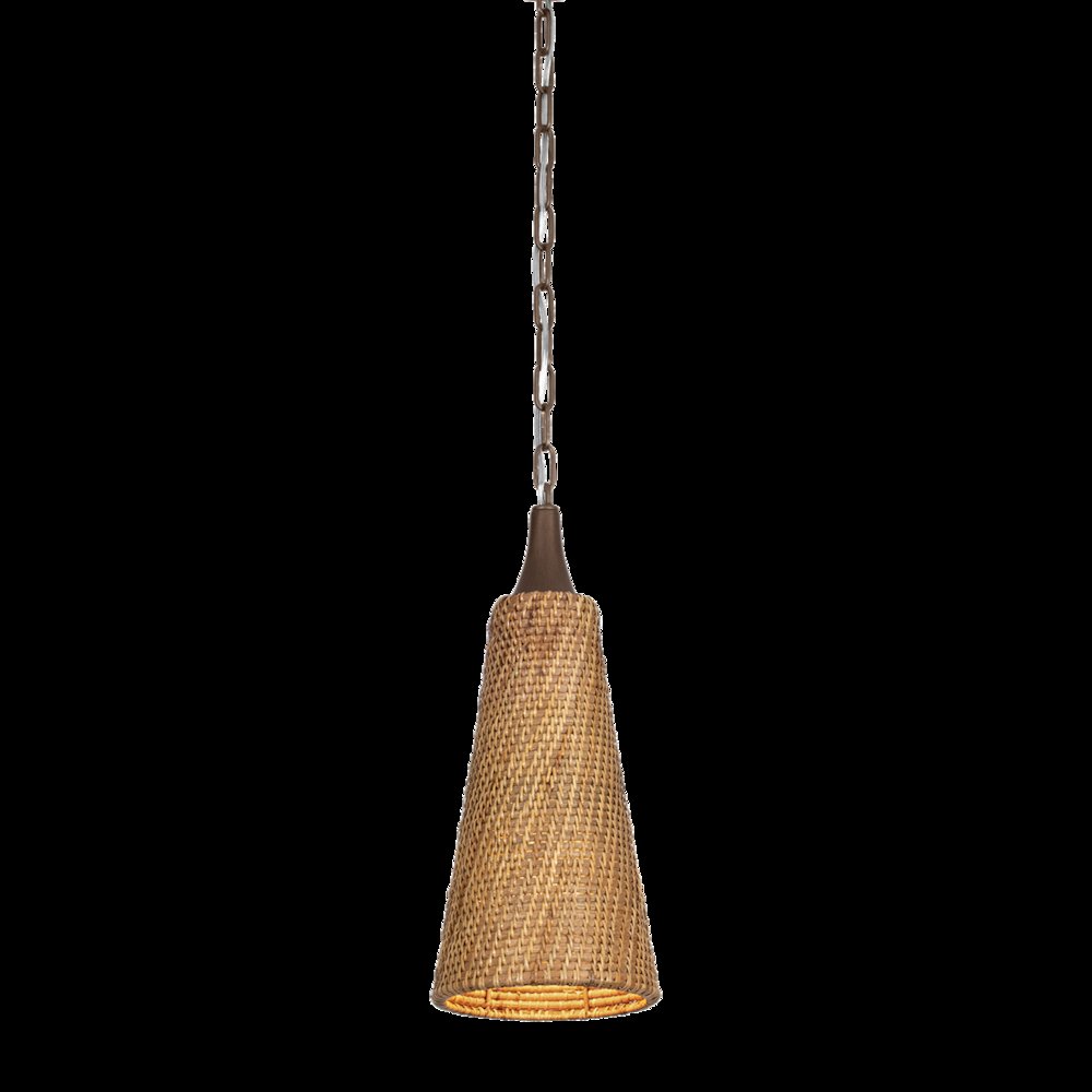 Kenzo Pendant, Bronze Leaf