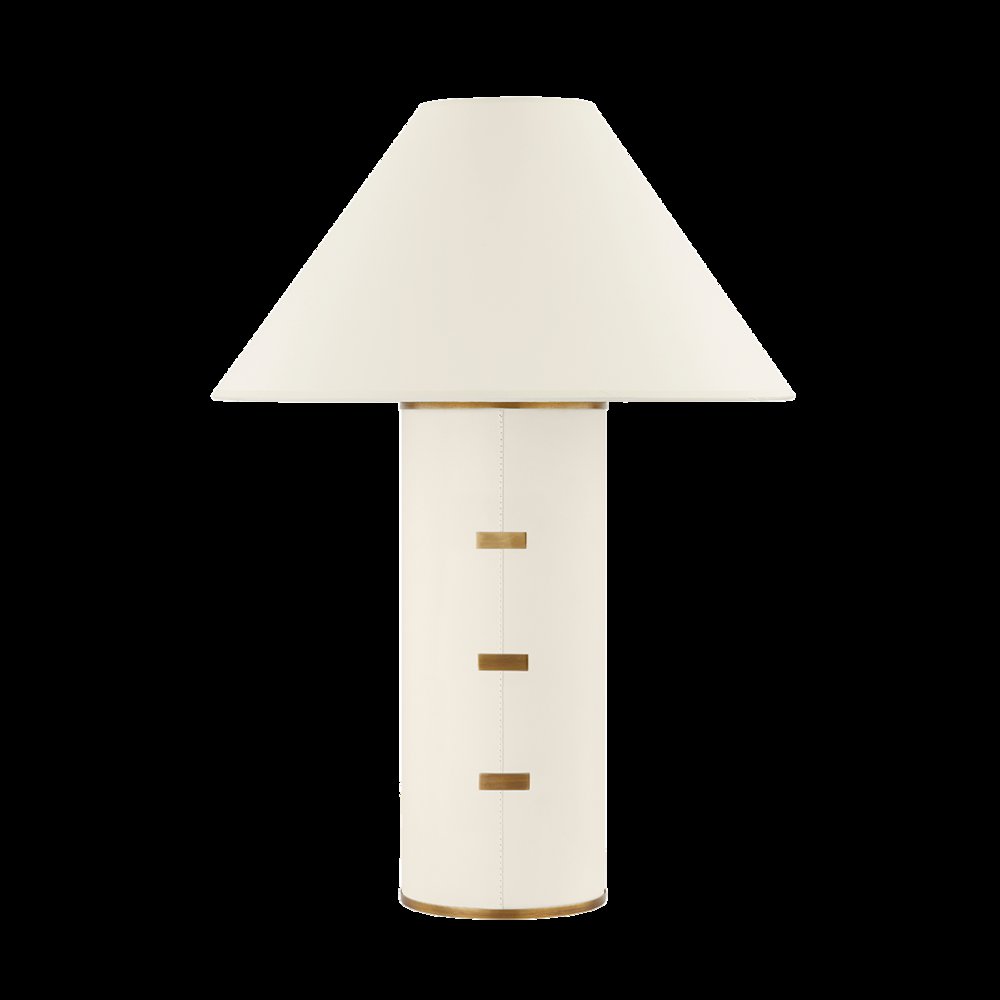 Bond Table Lamp, Patina Brass
