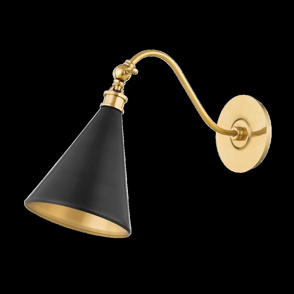 Osterley Wall Sconce, Aged Brass, Distressed Bronze