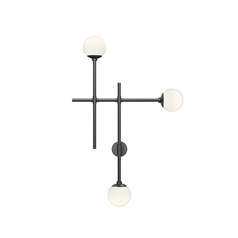 Sabon Wall Sconce, Satin Black