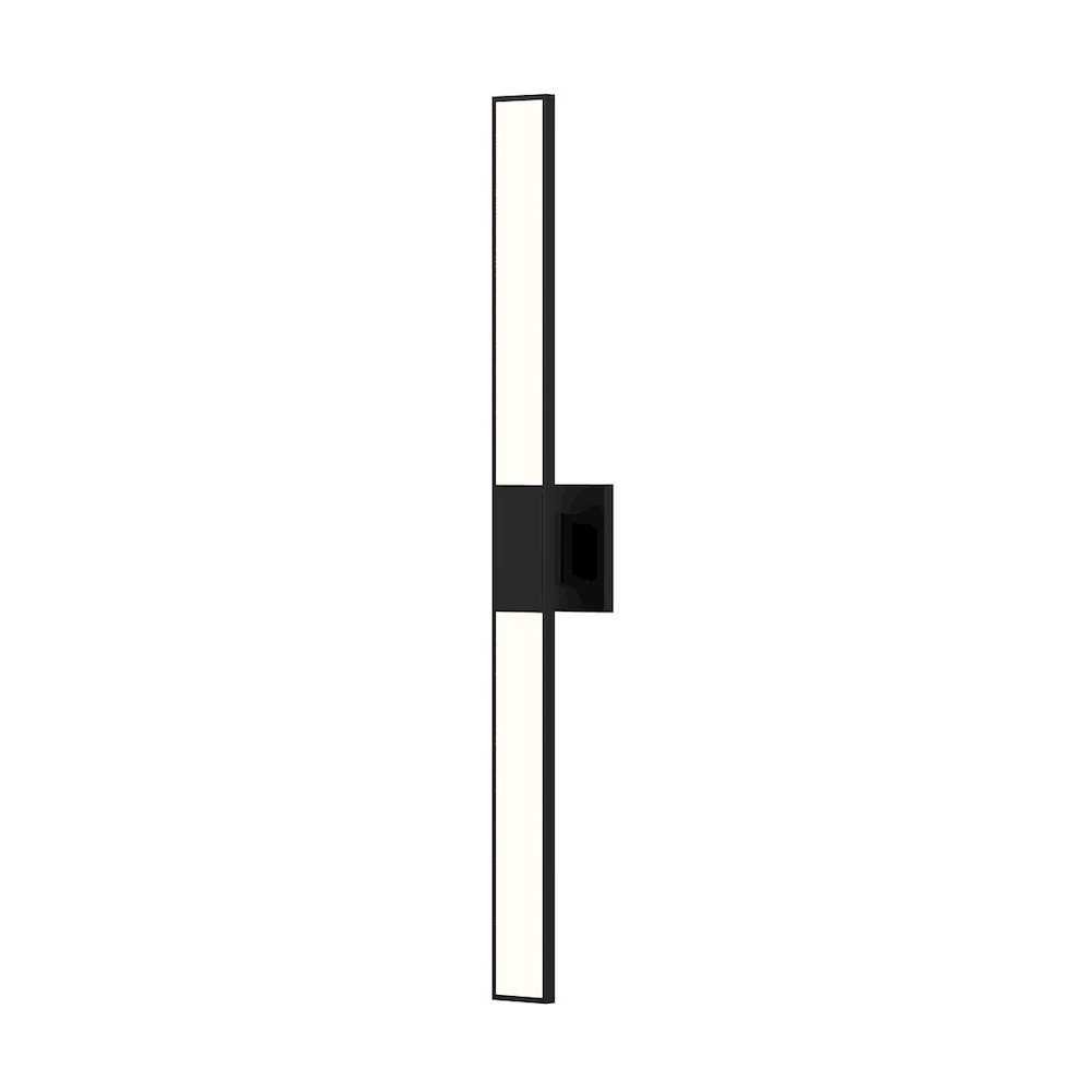 Planes Wall Sconce, Satin Black