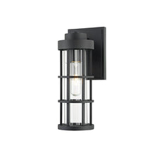 Mesa Exterior Wall Sconce, Texture Black