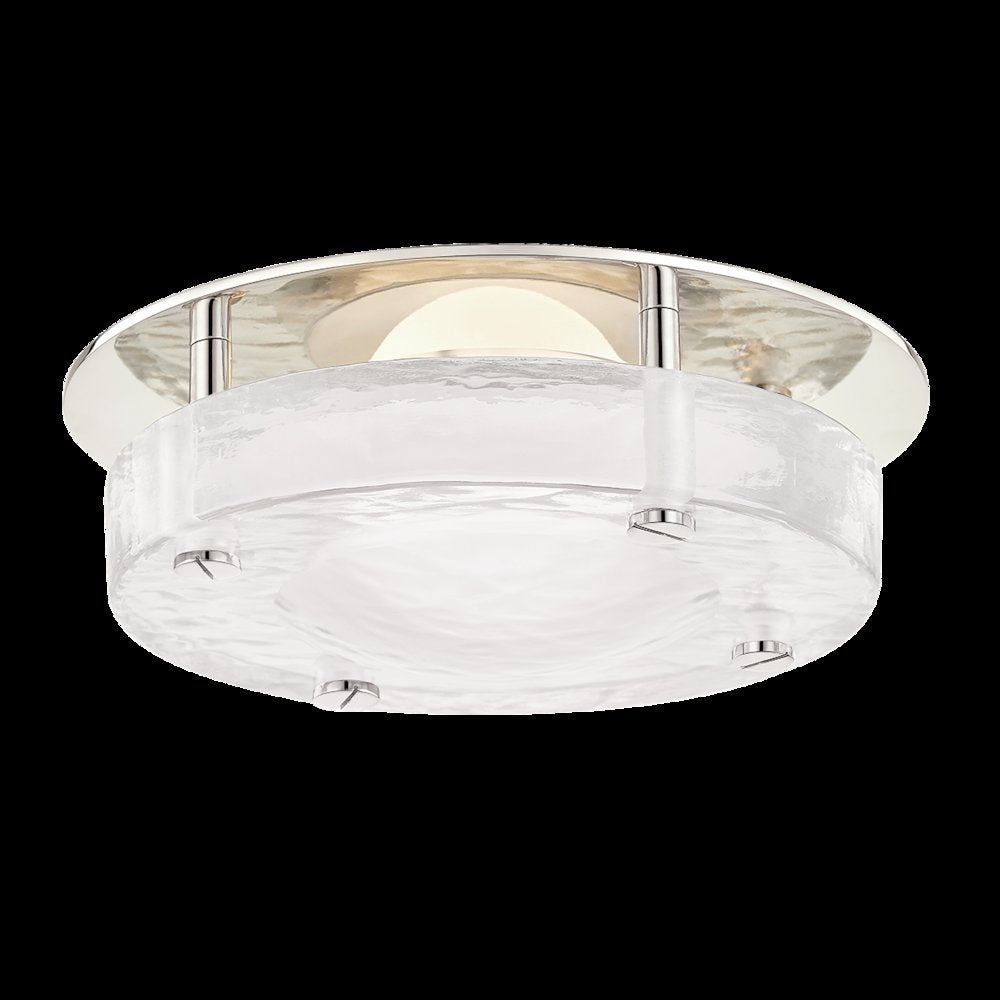 Heath Flush Mount, Polished Nickel