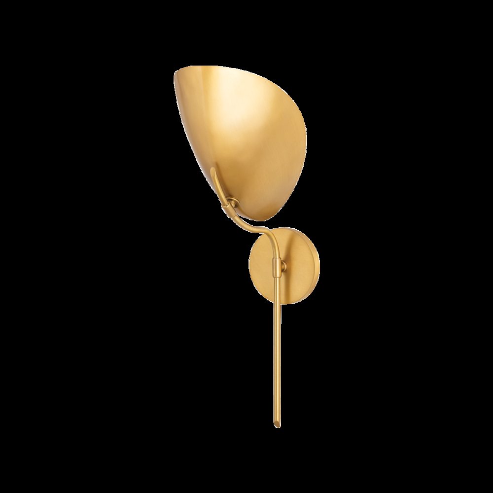 Avondale Wall Sconce, Aged Brass