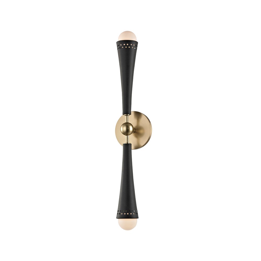 Tupelo Wall Sconce, Aged Brass