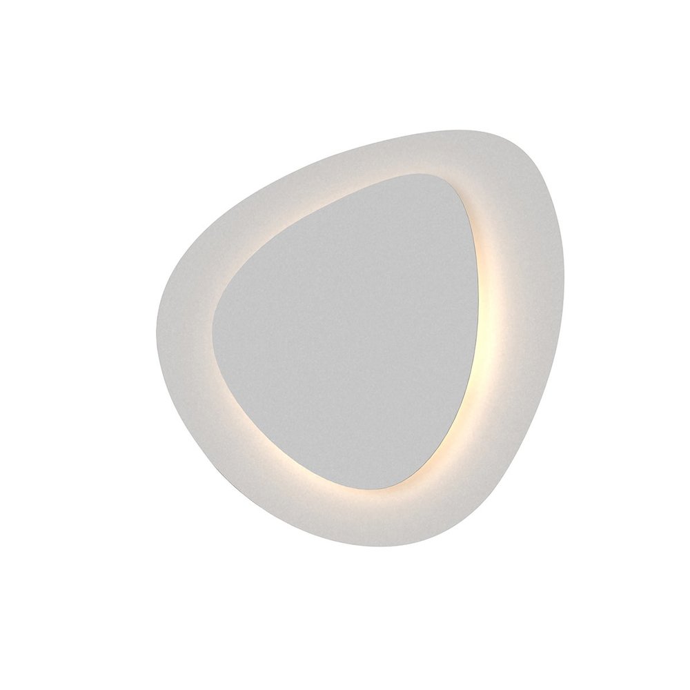 Abstract Panels Wall Sconce, Texture White