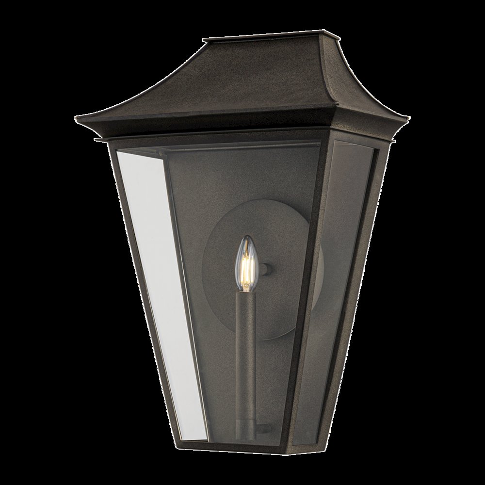 Tehama Exterior Wall Sconce, French Iron