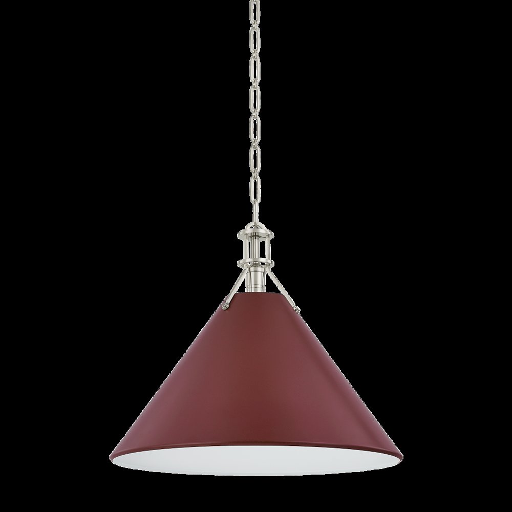 Painted No. 2 Pendant, Polished Nickel