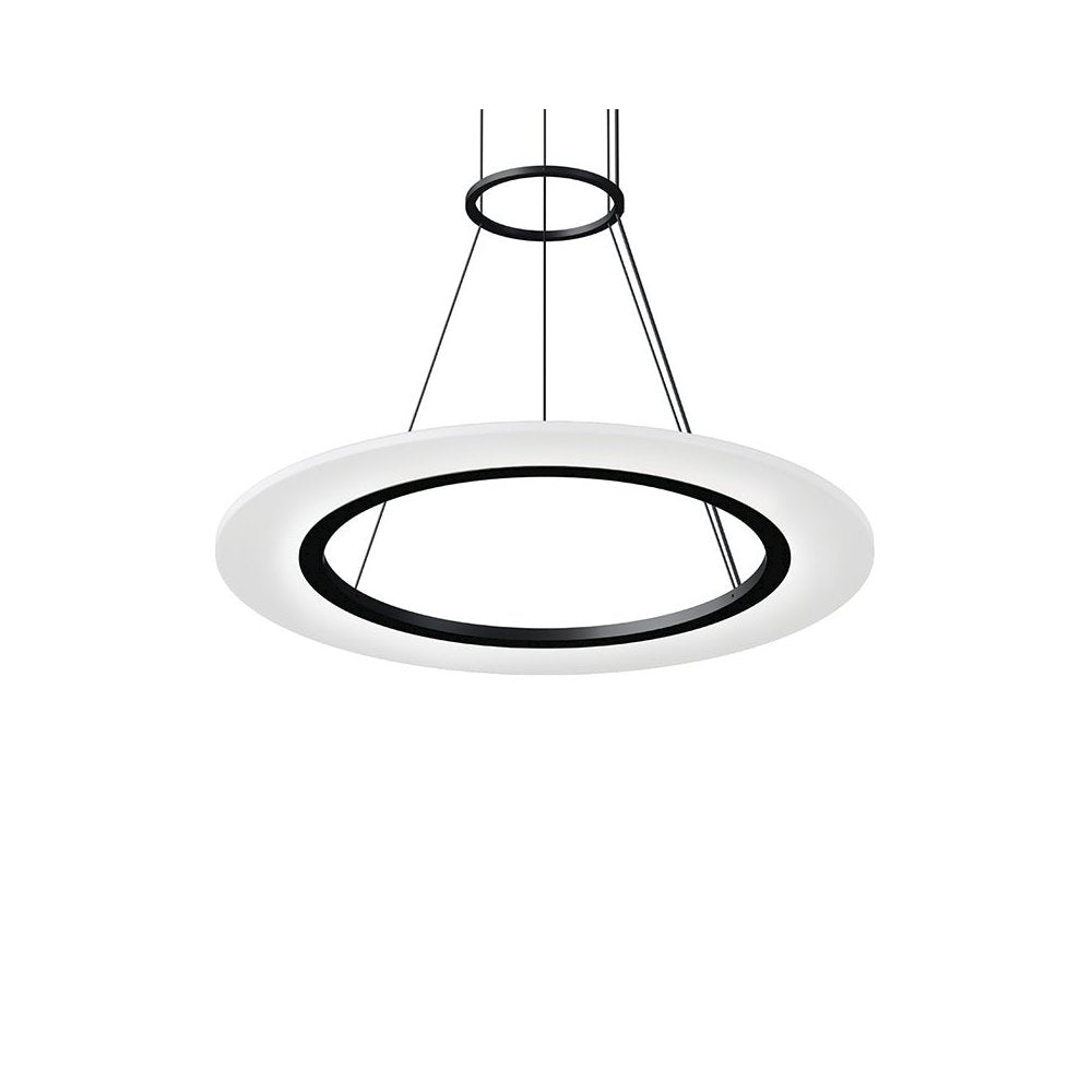 Arctic Rings Pendant, Satin Black