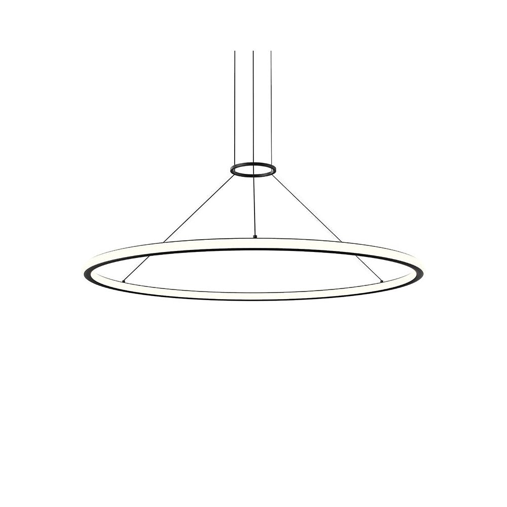 Luna Pendant, Satin Black