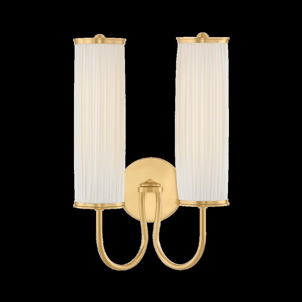 Elaine Wall Sconce, Aged Brass