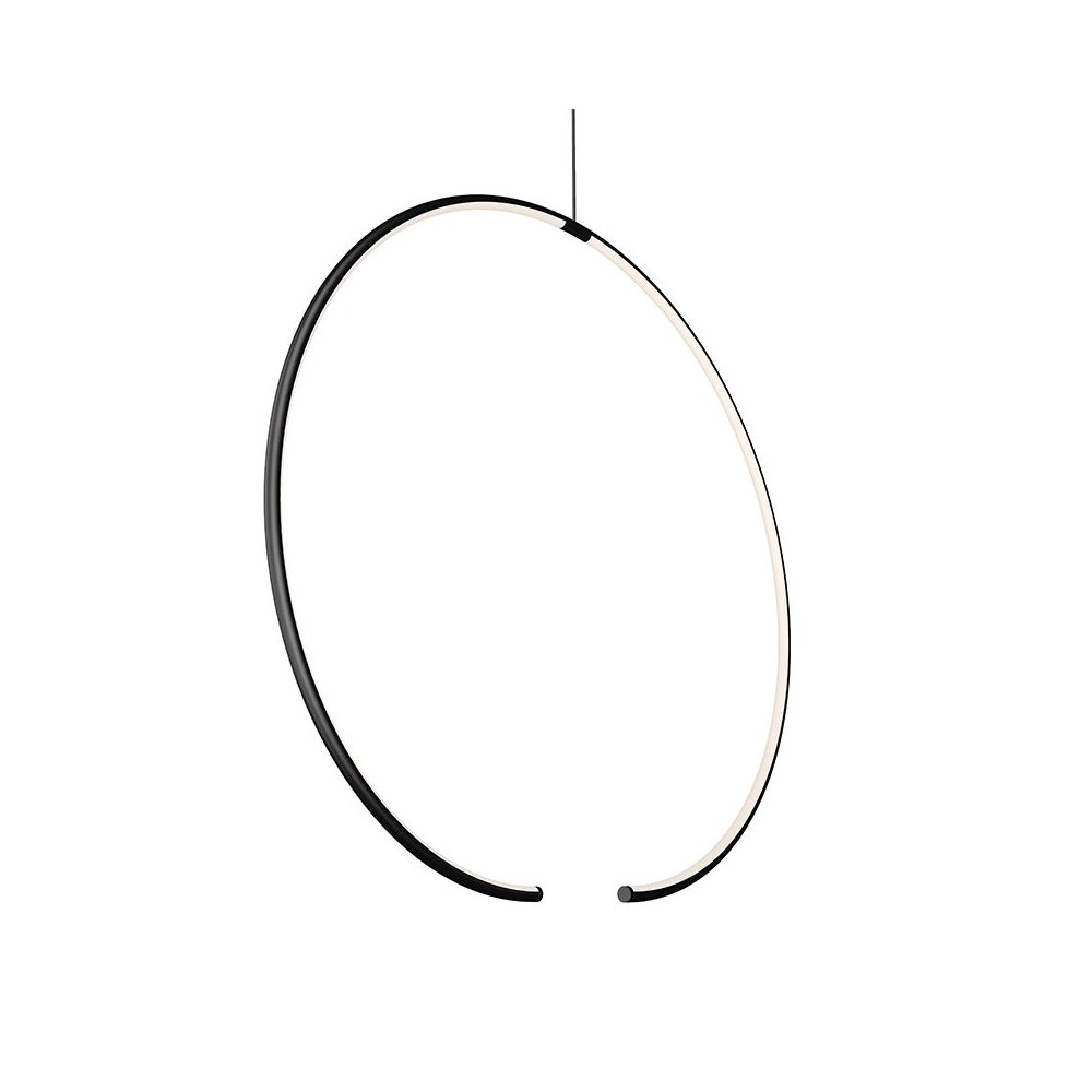 Torc Pendant, Satin Black