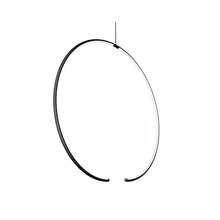 Torc Pendant, Satin Black