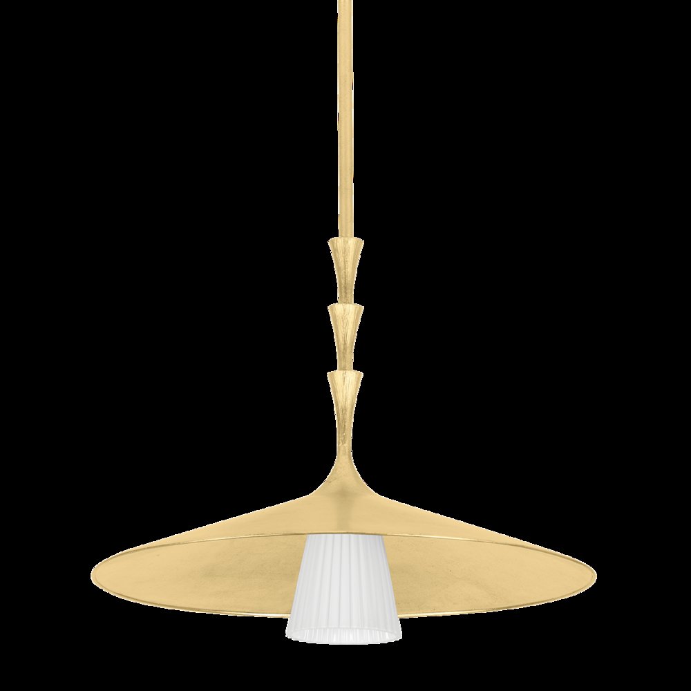 Vails Gate Pendant, Vintage Gold Leaf