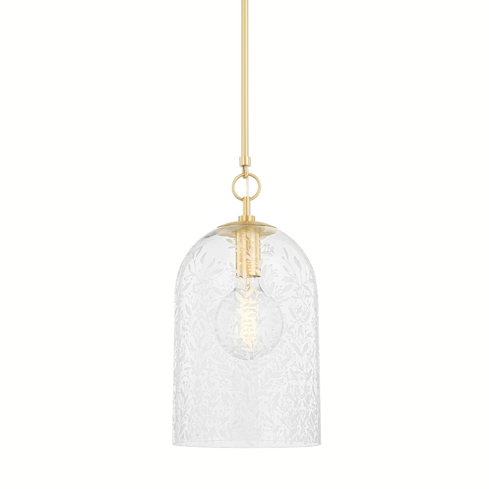 Belleville Pendant, Aged Brass