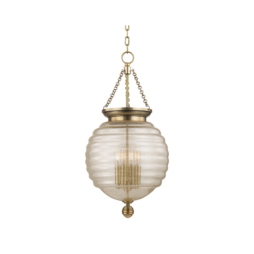 Coolidge Pendant, Aged Brass