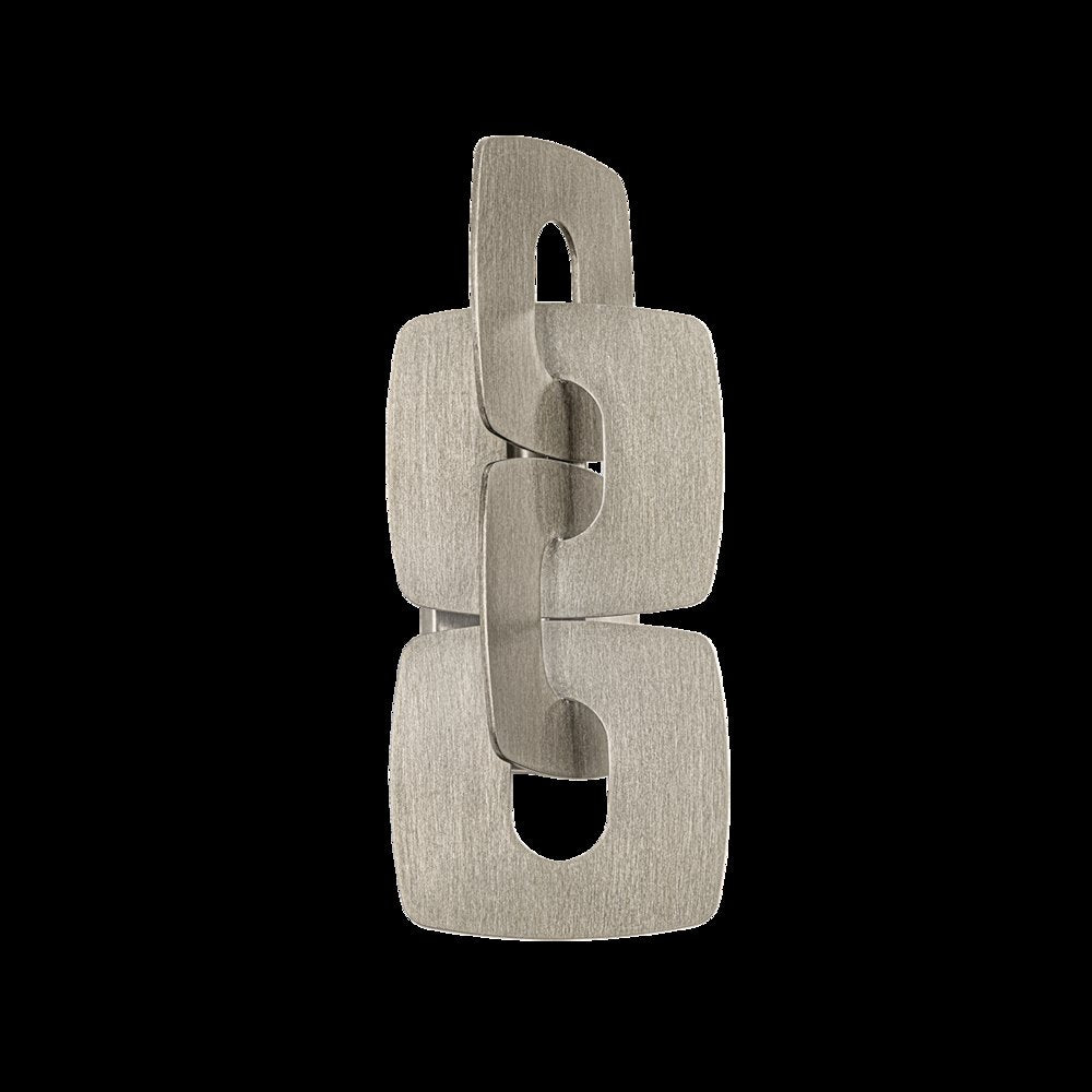 Trentino Wall Sconce, Stria Silver Leaf