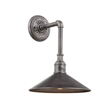 Toledo Exterior Wall Sconce, Old Silver