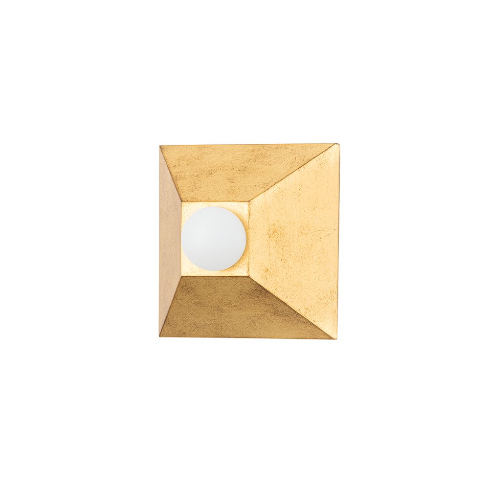 Max Wall Sconce, Vintage Gold Leaf
