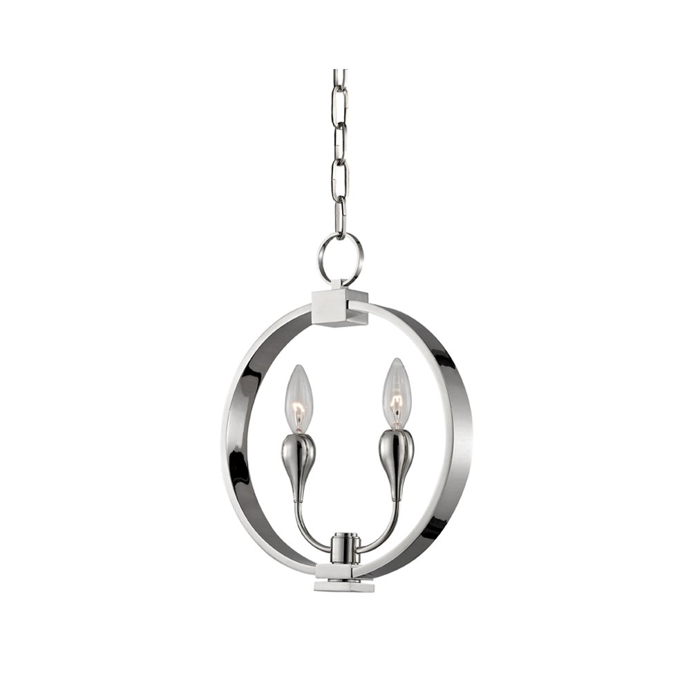 Dresden Pendant, Polished Nickel