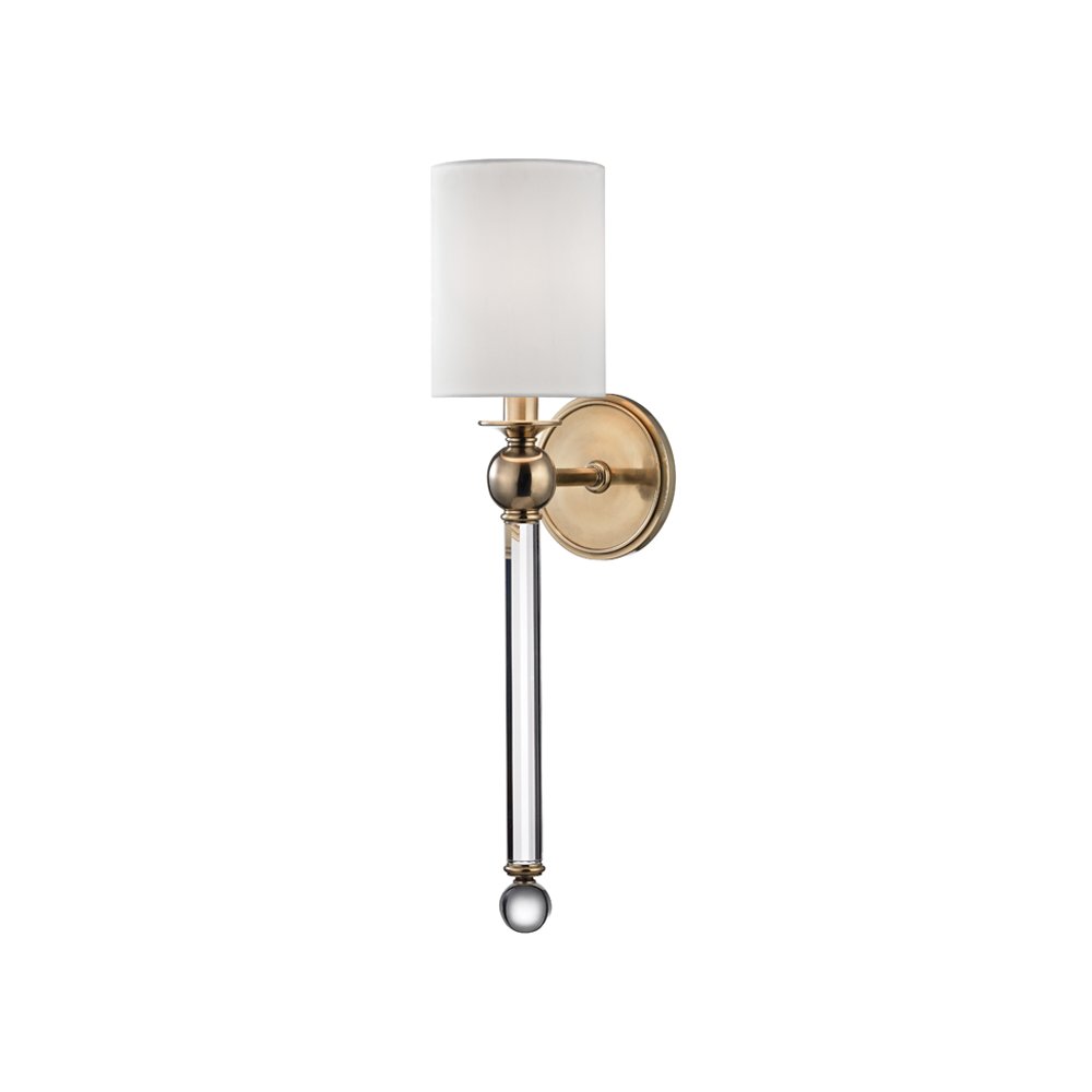 Gordon Wall Sconce, Aged Brass