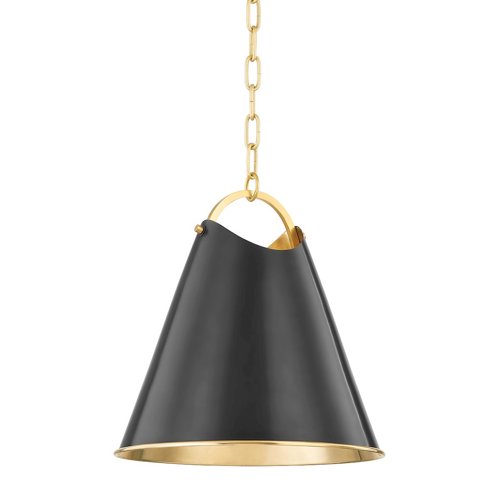 Burnbay Pendant, Aged Brass, Old Bronze