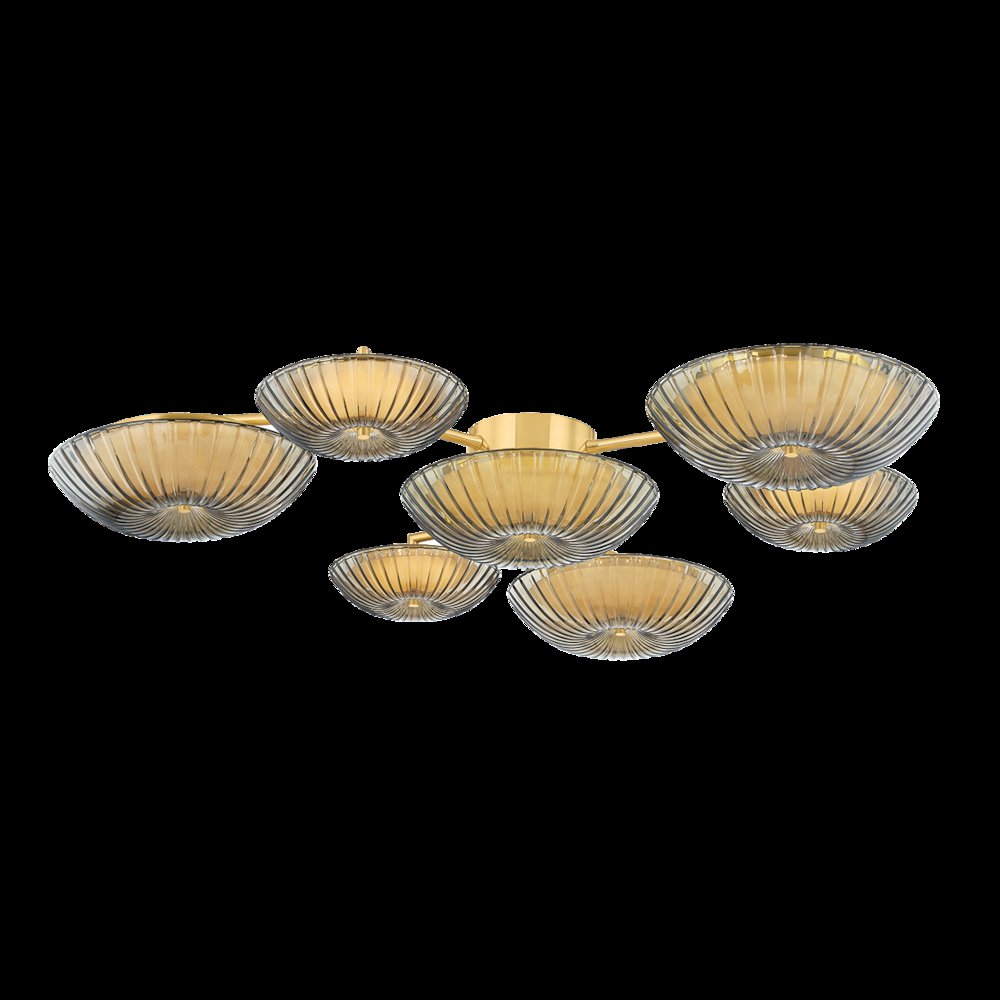 Birmingham Flush Mount, Vintage Polished Brass