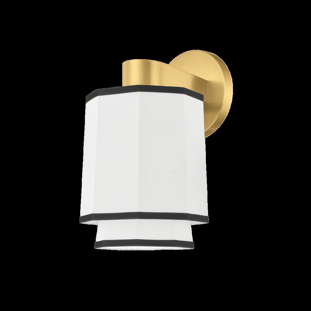 Riverdale Wall Sconce, Aged Brass