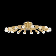 Barney Semi Flush, Aged Brass