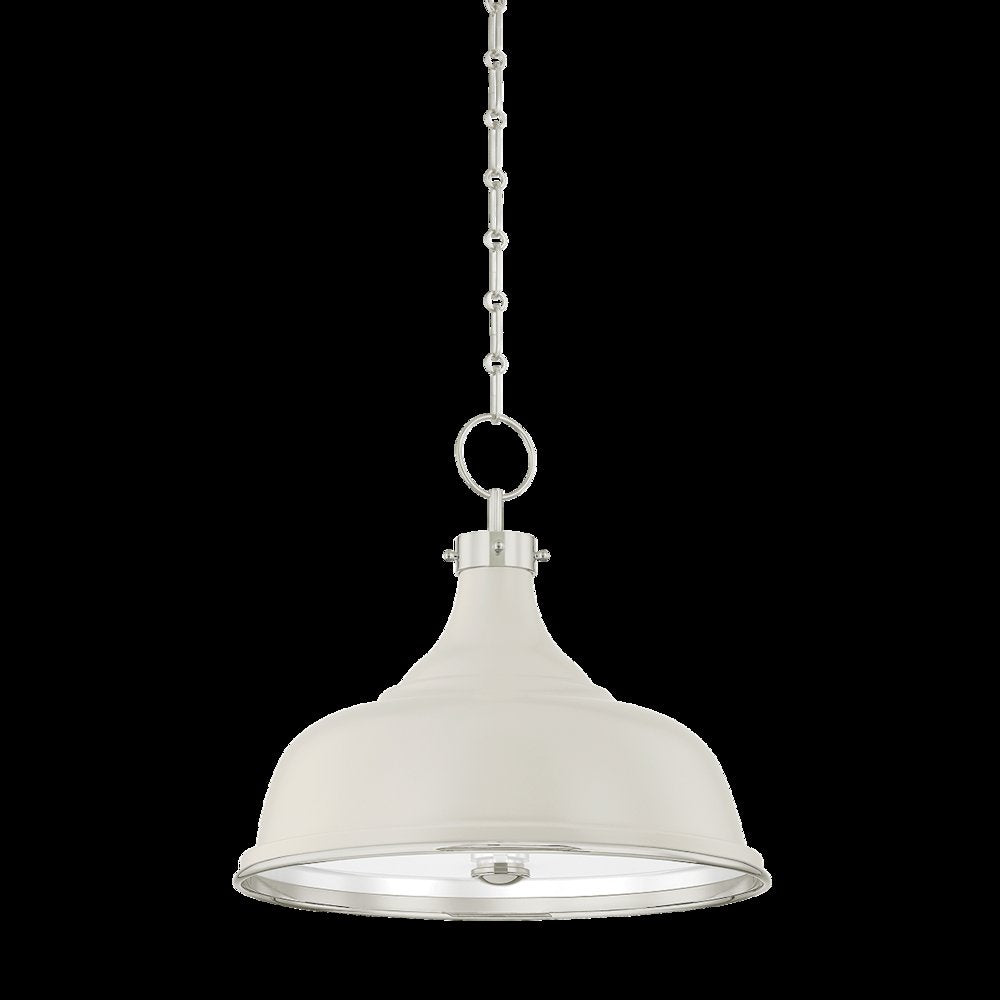 Painted No.1 Pendant, Polished Nickel