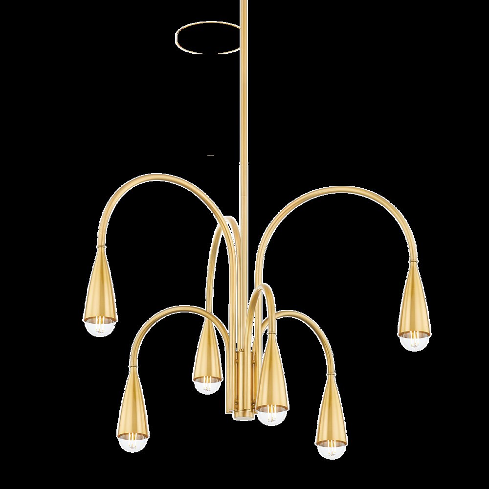 Jenica Chandelier, Aged Brass