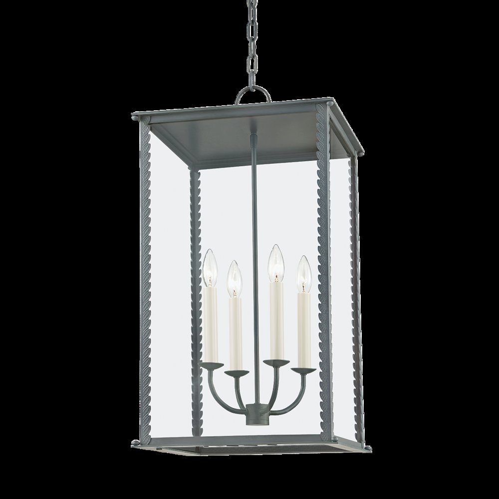Zuma Exterior Pendant, Verdigris