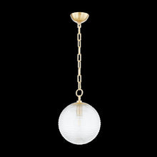 Sara Pendant, Aged Brass