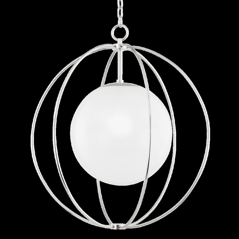 Lyla Pendant, Polished Nickel