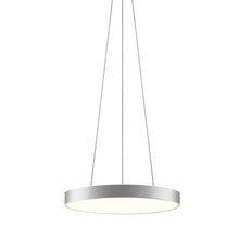 Pi Pendant, Bright Satin Aluminum