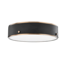 Eli Flush Mount, Patina Brass