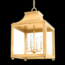 Leigh Pendant, Vintage Gold Leaf