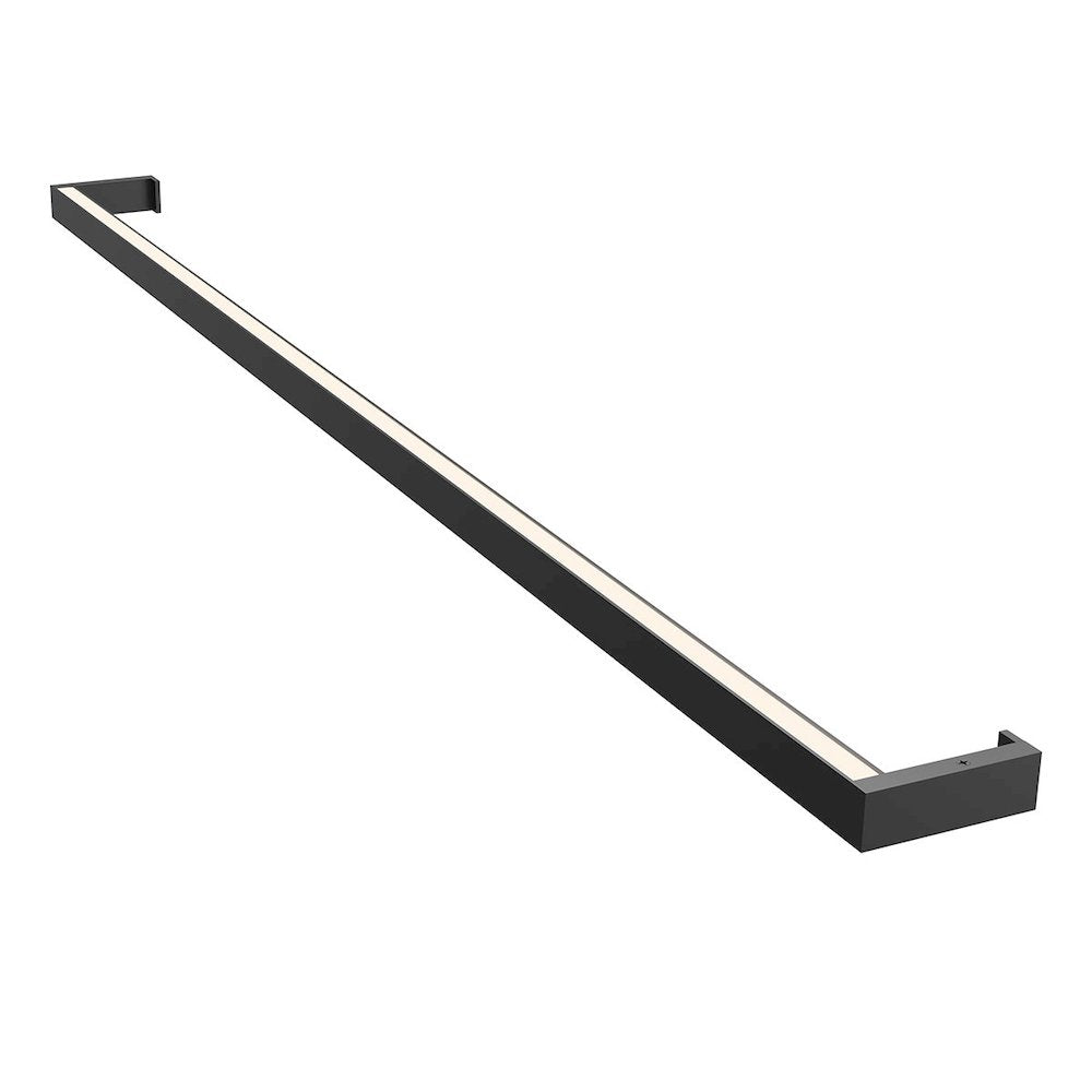 Thin-Line Wall Sconce, Satin Black