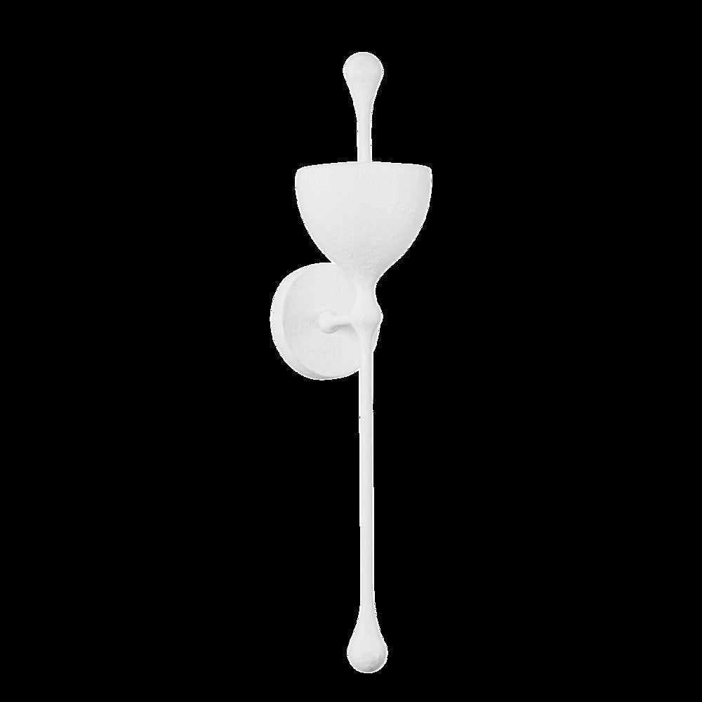Antalya Wall Sconce, Gesso White