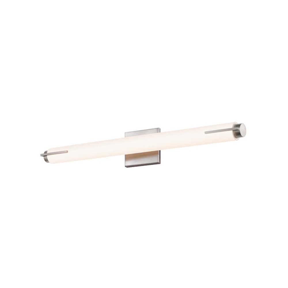Tubo Slim LED Bath and Vanity, Satin Nickel