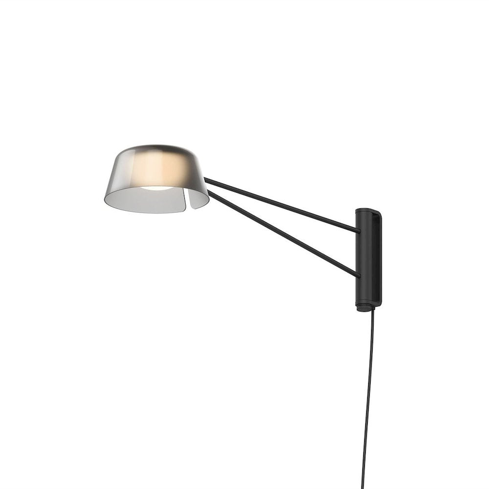Ray Wall Sconce, Satin Black