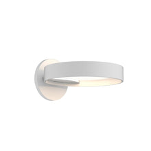 Light Guide Ring Wall Sconce, Satin White