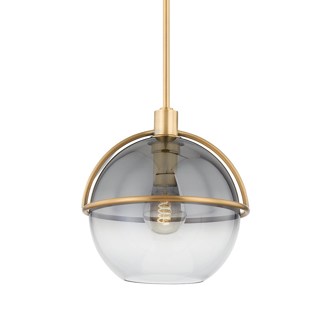 Ivins Pendant, Patina Brass