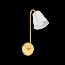 Lila Wall Sconce, Gold Leaf