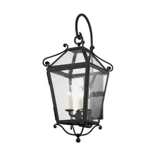 Santa Barbara County Exterior Wall Sconce, French Iron