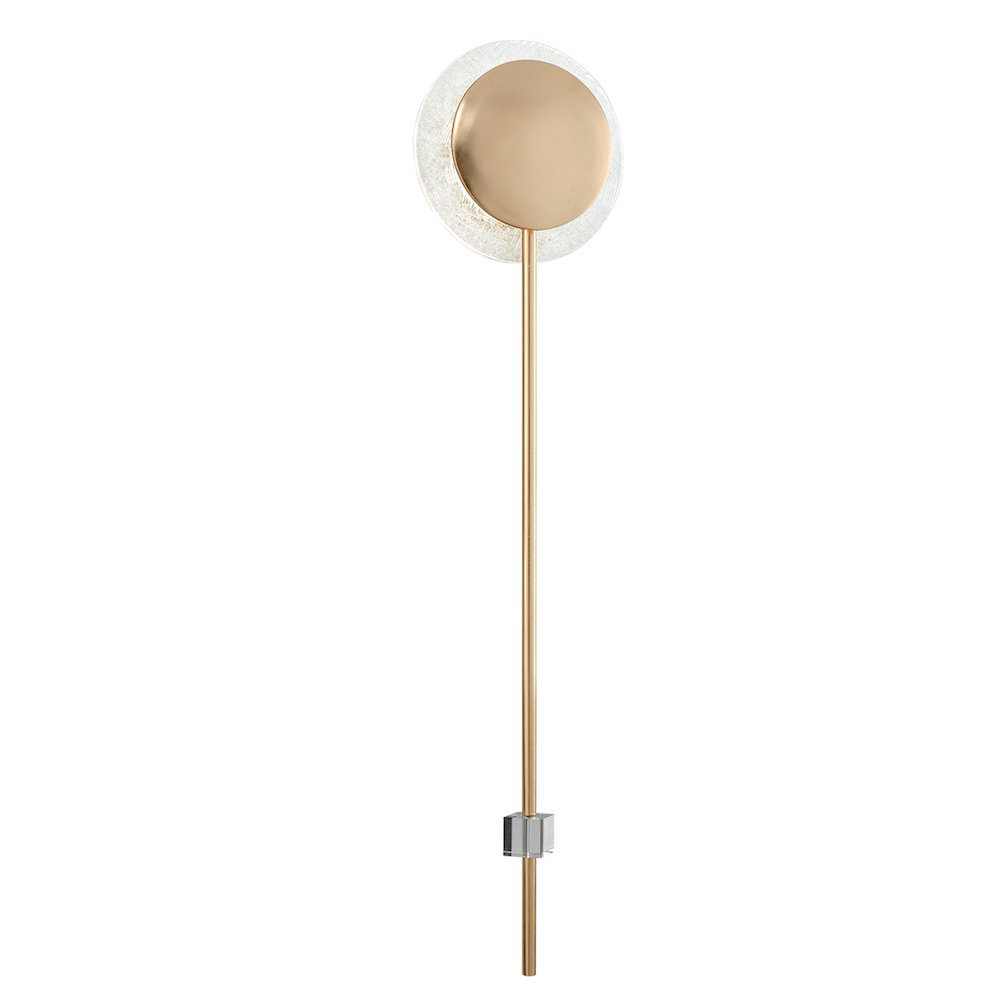 Moscato Wall Sconce, Gold Leaf